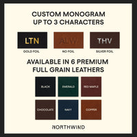 Personalized Leather Laptop Sleeve | Custom Leather Laptop Case