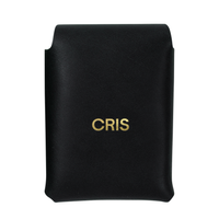 Personalized Leather Playing Card Case
