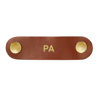Personalized Leather Cord Keeper