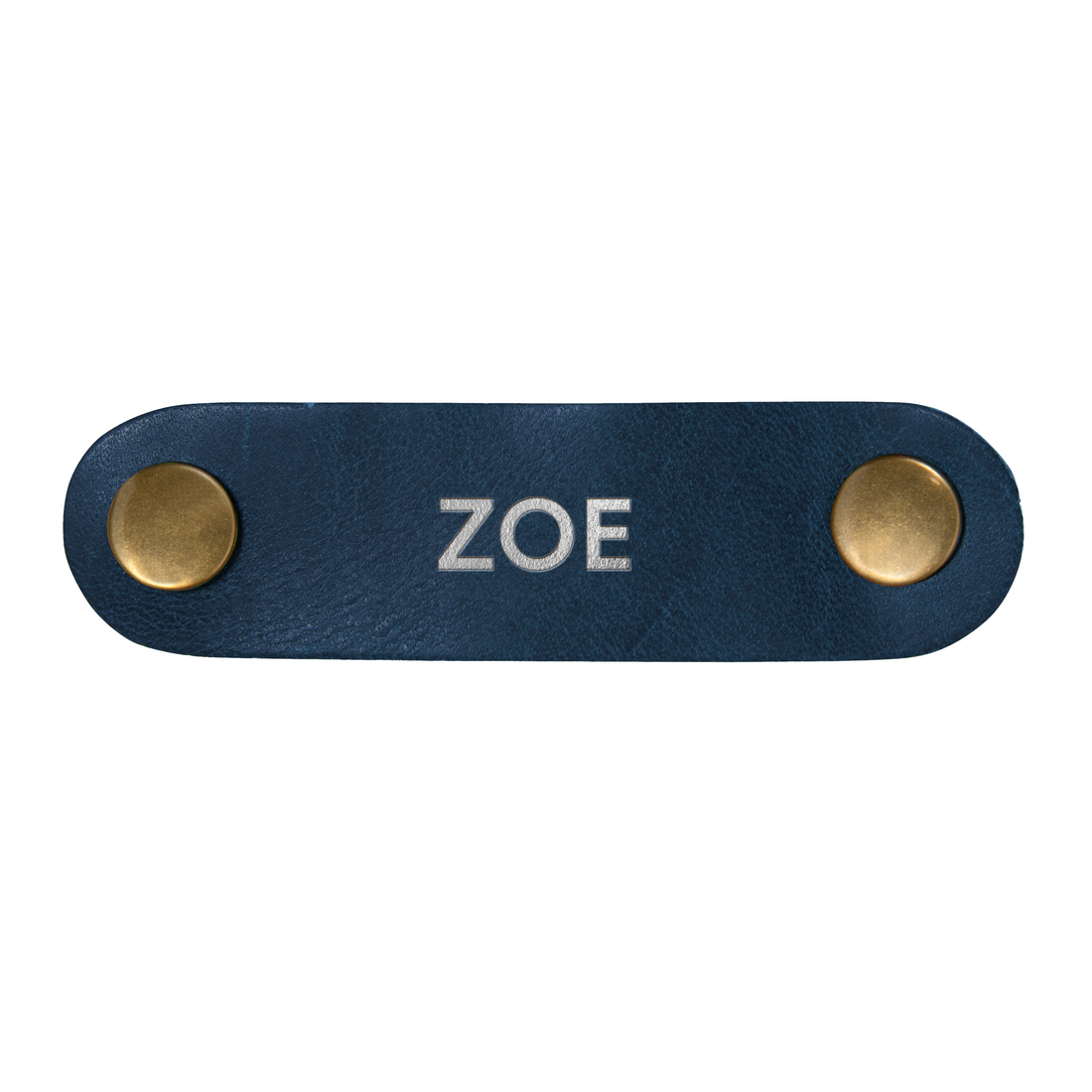 Personalized Leather Cord Keeper - SET OF 3
