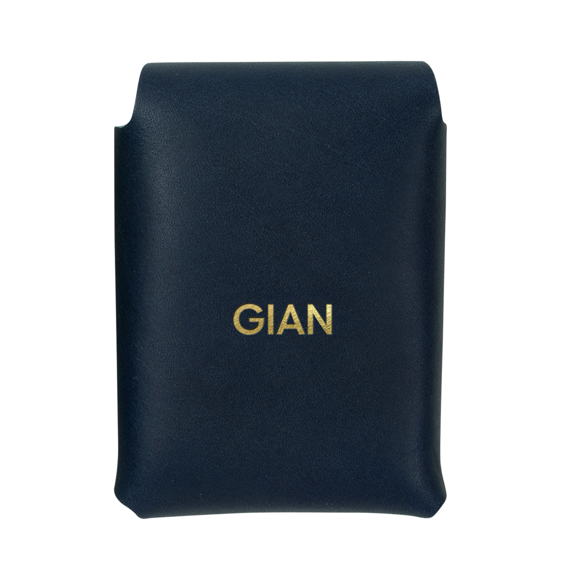 Personalized Leather Playing Card Case