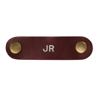 Personalized Leather Cord Keeper