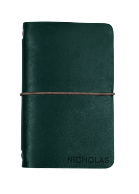 Refillable Small Notebook Sleeve with Stretch Cord | Handmade in the USA